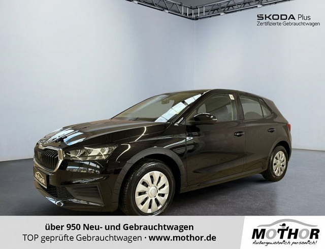 Skoda Fabia 2022 г. Чёрный, пробег 48854 км
