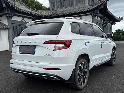 Skoda Karoq 1.4 л 2023 г. Белый, пробег 19000 км
