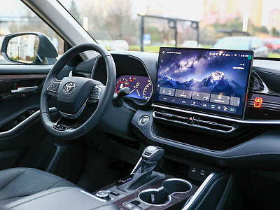 Toyota Highlander черный 2026