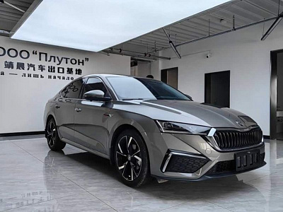 Skoda Octavia 1.4 л 2023 г. Серебристо-серый, пробег 31600 км