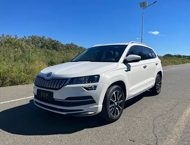 Skoda Karoq 1.4 л 2022 г. Белый, пробег 29000 км