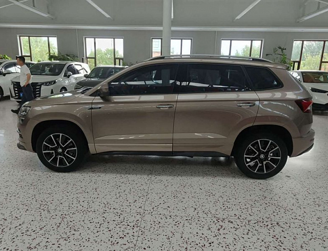 Skoda Karoq 1.4 л 2023 г. шампань/коричневый, пробег 18000 км
