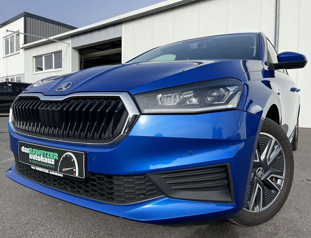 Skoda Fabia 2022 г. Синий, пробег 36406 км
