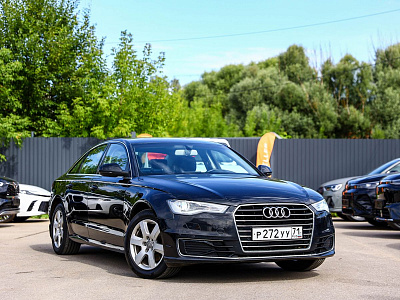 Audi A6 черный 2015