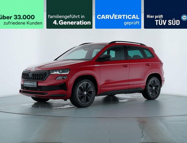 Skoda Karoq 2023 г. Красный, пробег 49155 км