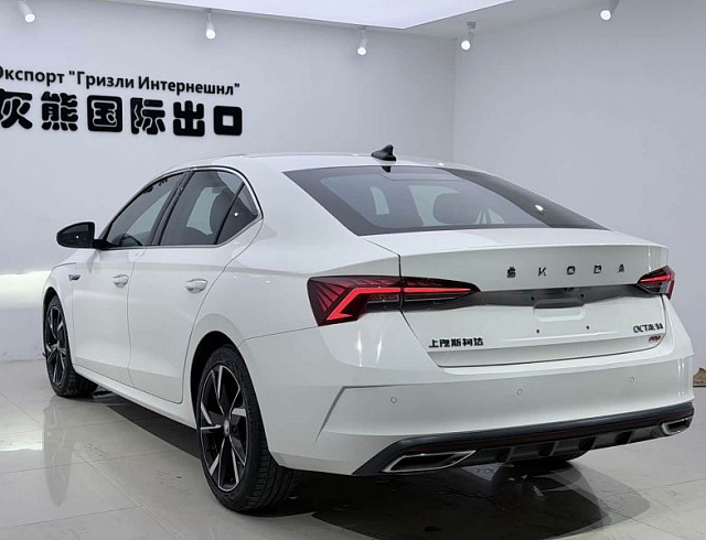 Skoda Octavia 1.4 л 2023 г. Белый, пробег 27000 км