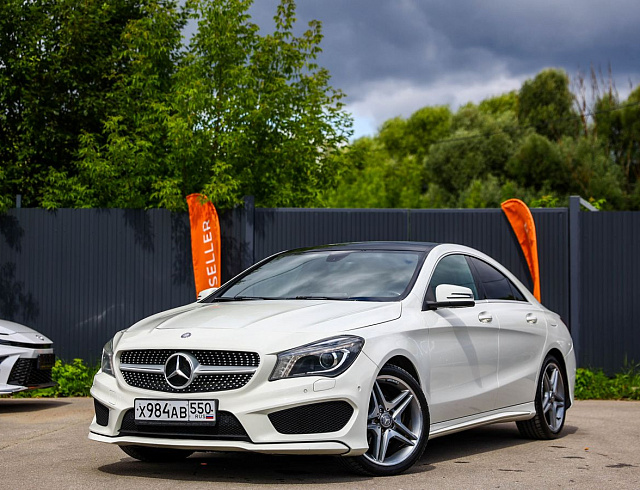 Mercedes-Benz CLA белый 2013