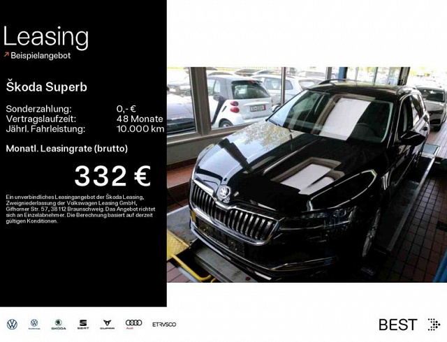 Skoda Superb 2024 г. Чёрный, пробег 26000 км