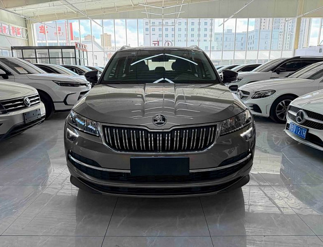 Skoda Karoq 1.4 л 2023 г. шампань/коричневый, пробег 13500 км