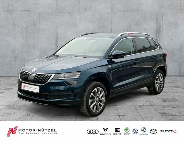 Skoda Karoq 2021 г. Синий, пробег 56546 км