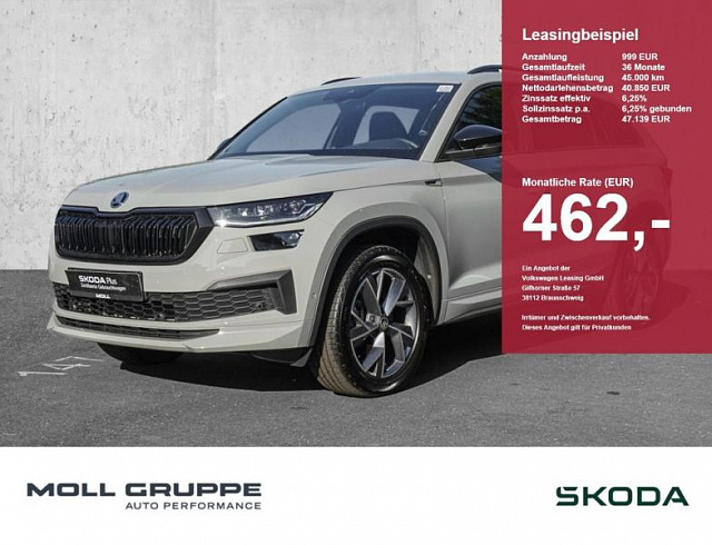 Skoda Kodiaq 2024 г. Серый, пробег 17400 км