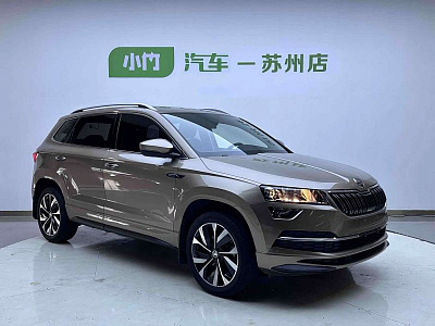 Skoda Karoq 1.4 л 2022 г. Серебристо-серый, пробег 27000 км