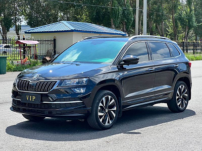 Skoda Karoq 1.4 л 2022 г. Чёрный, пробег 22000 км