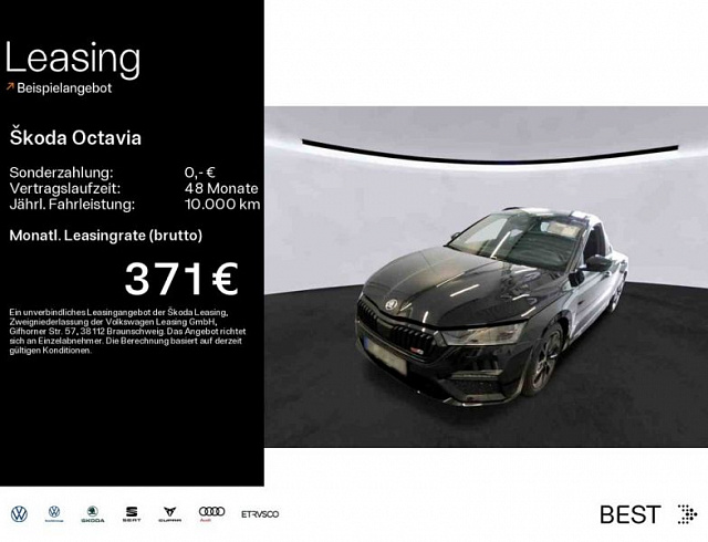 Skoda Octavia 2024 г. Чёрный, пробег 27200 км