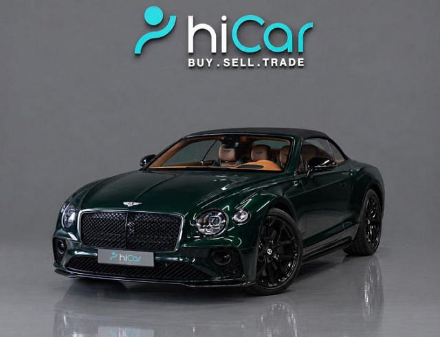 Bentley Continental 4.0 л 2023 г. Зелёный, пробег 124 км