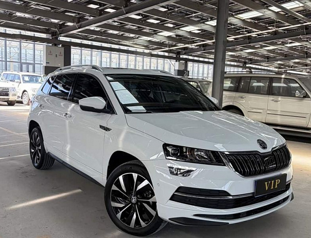 Skoda Karoq 1.4 л 2024 г. Белый, пробег 31000 км