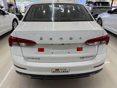 Skoda Rapid 1.5 л 2023 г. Белый, пробег 25000 км