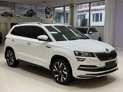 Skoda Karoq 1.4 л 2023 г. Белый, пробег 26000 км