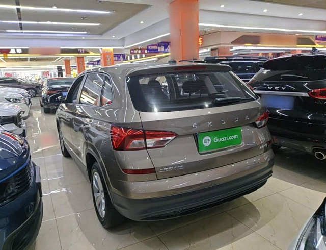 Skoda Kamiq 1.5 л 2021 г. шампань/коричневый, пробег 32400 км