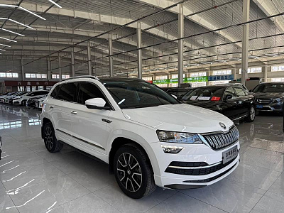 Skoda Karoq 1.4 л 2023 г. Белый, пробег 27000 км