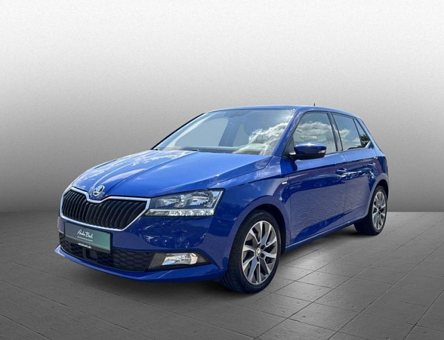 Skoda Fabia 2021 г. Синий, пробег 38057 км