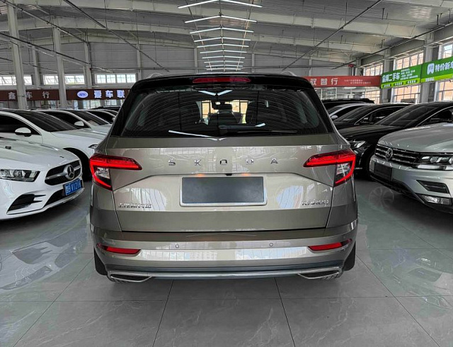 Skoda Karoq 1.4 л 2023 г. шампань/коричневый, пробег 13500 км