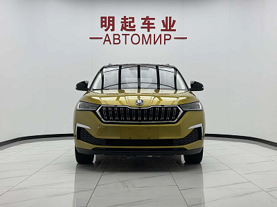 Skoda Kamiq 1.5 л 2022 г. желто-оранжевый, пробег 40000 км
