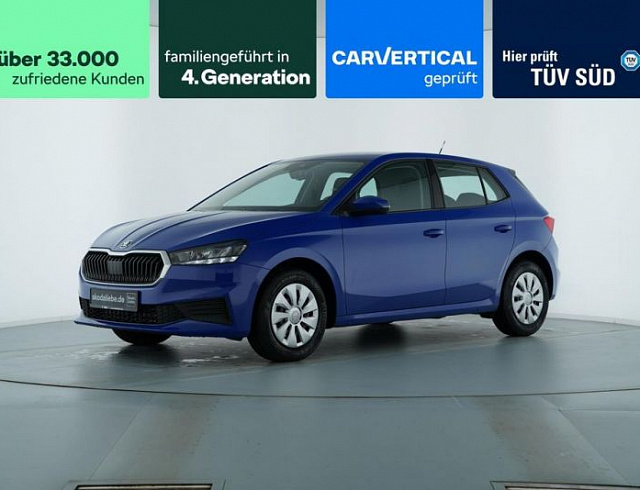Skoda Fabia 2022 г. Синий, пробег 46523 км