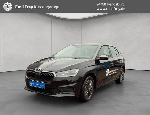 Skoda Fabia 2022 г. Чёрный, пробег 48504 км