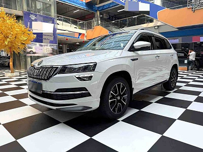 Skoda Karoq 1.4 л 2022 г. Белый, пробег 45000 км