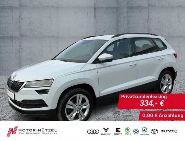Skoda Karoq 2021 г. Белый, пробег 44000 км