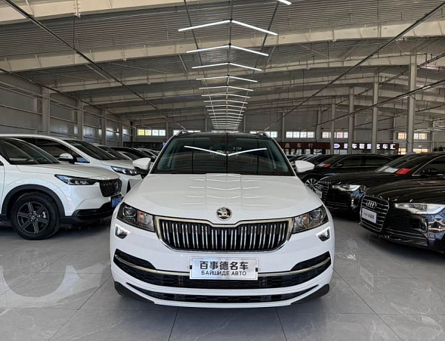Skoda Karoq 1.4 л 2023 г. Белый, пробег 27000 км