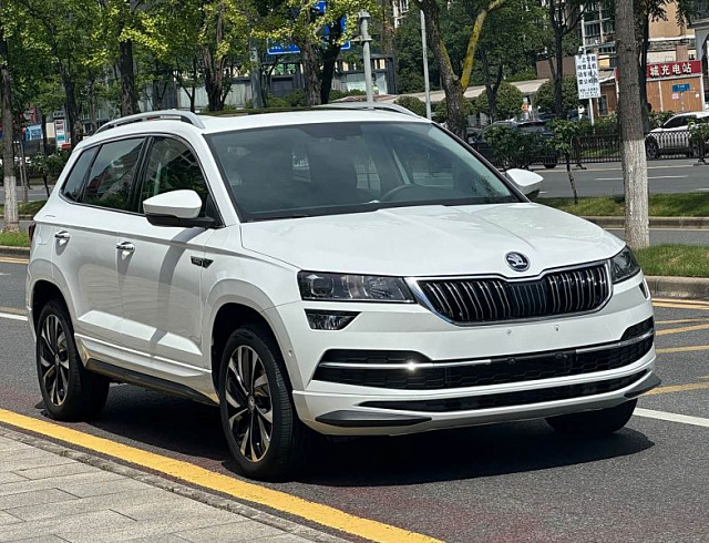 Skoda Karoq 1.4 л 2023 г. Белый, пробег 5000 км