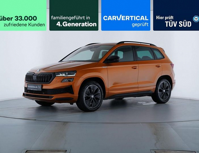 Skoda Karoq 2022 г. Оранжевый, пробег 47911 км