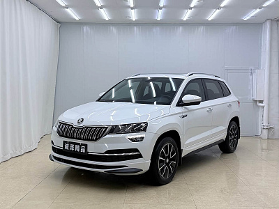Skoda Karoq 1.4 л 2024 г. Белый, пробег 14000 км