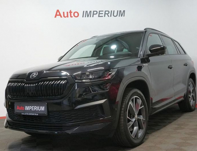Skoda Kodiaq 2023 г. Чёрный, пробег 51387 км