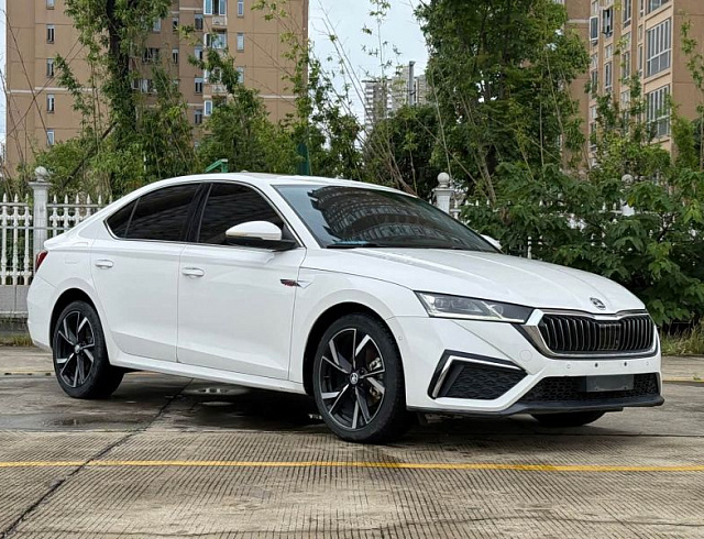 Skoda Octavia 1.4 л 2023 г. Белый, пробег 17900 км