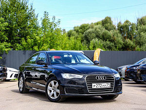 Audi A6 черный 2015