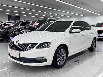 Skoda Octavia 1.5 л 2022 г. Белый, пробег 40000 км