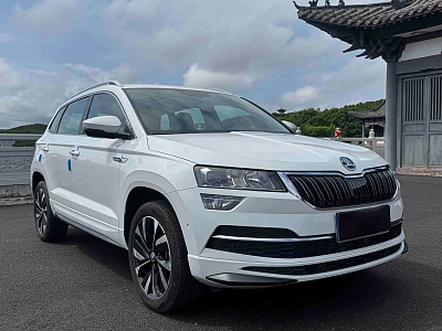 Skoda Karoq 1.4 л 2023 г. Белый, пробег 10000 км