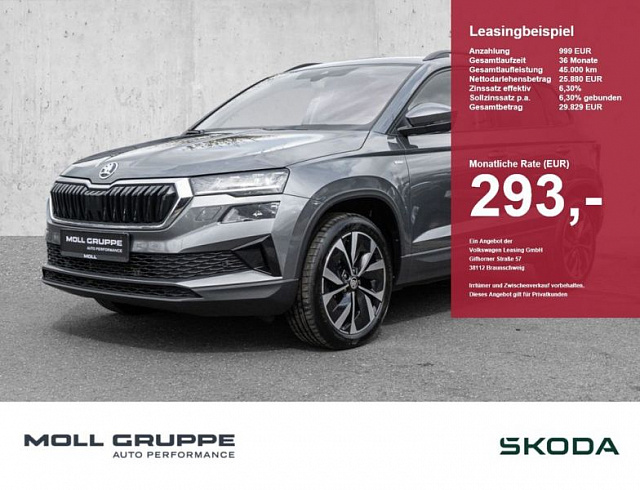 Skoda Karoq 2023 г. Серый, пробег 33322 км