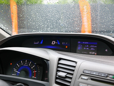 Honda Civic черный 2012