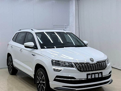 Skoda Karoq 1.4 л 2024 г. Белый, пробег 14000 км