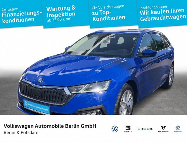 Skoda Octavia 2023 г. Синий, пробег 59360 км