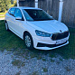 Skoda Fabia 2023 г. Белый, пробег 42000 км