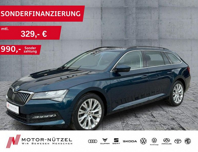Skoda Superb 2023 г. Синий, пробег 51723 км
