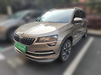 Skoda Karoq 1.4 л 2023 г. шампань/коричневый, пробег 20700 км