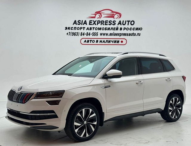 Skoda Karoq 1.4 л 2022 г. Белый, пробег 27000 км