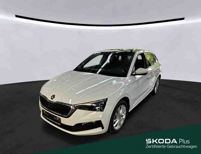 Skoda Scala 2023 г. Белый, пробег 48100 км