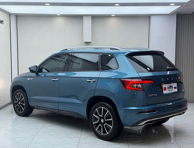 Skoda Karoq 1.4 л 2023 г. Голубой, пробег 34100 км